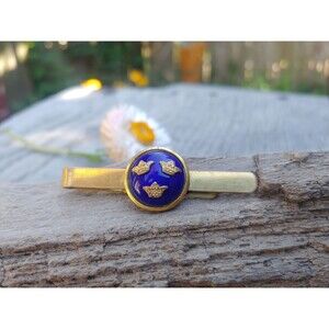 Vintage Tre Kronor Tie Clip, Swedish Coat Of Arms Tie Bar